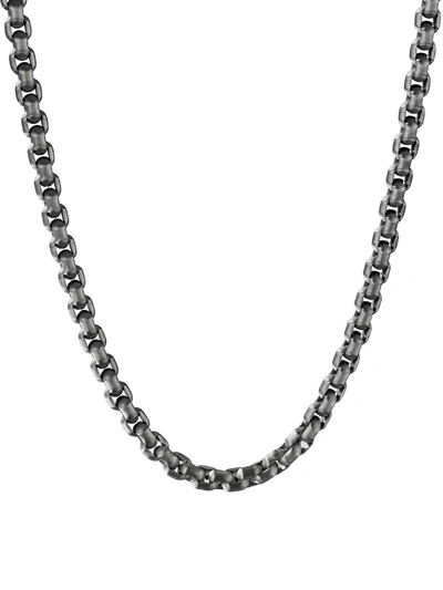 David Yurman 3.6mm Box Chain Necklace In Silver