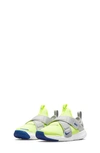 Nike Kids' Flex Advance Flyease Sneaker In Volt/ Grey Fog/ Game Royal