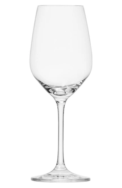 Fortessa Schott Zwiesel Set Of 6 Forte White Wine Glasses In Clear