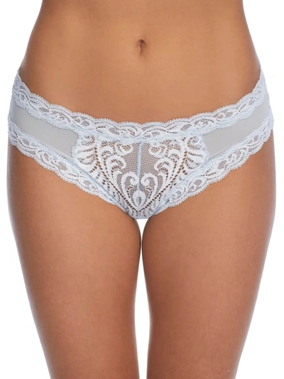 Natori Feathers Hipster In Baby Blue White