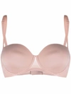 Wolford Reggiseno Sheer-touch Bandeau Bra In Petal Rose