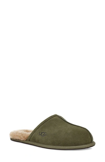 Ugg (r) Scuff Slipper In Burnt Olive Suede