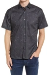 JEFF OUTERSPACE SHORT SLEEVE STRETCH BUTTON-UP SHIRT,JS1030