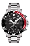 Tissot Seastar 1000 Chronograph Bracelet Watch, 45.5mm In Black