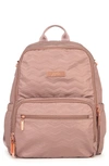 Ju-ju-be Babies' Zealous Water Resistant Diaper Backpack In Warm Sand