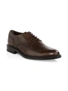 TOD'S MEN'S LACE-UP LEATHER WING TIPS,400098543032