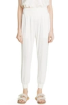 Cinq À Sept Giles Crepe Joggers In Ivory
