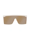 Dior Club M1u Shield Sunglasses In Ivory