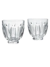 Baccarat Set Of 2 Faunacrystopolis Harcourt Glasses (250ml) In Clear