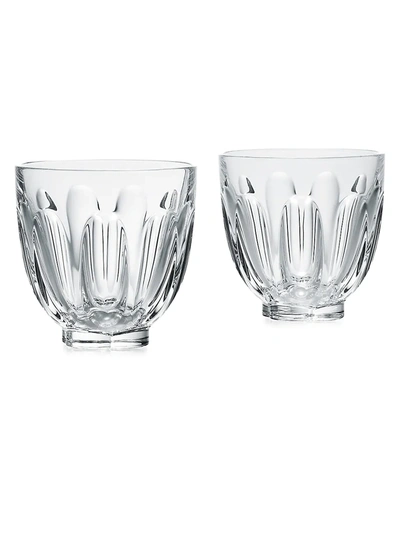 Baccarat Set Of 2 Faunacrystopolis Harcourt Glasses (250ml) In Clear