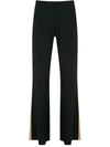 Lygia & Nanny Side-stripe Trousers In 黑色