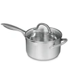 Sedona Pro Stainless Steel 3.5-qt. Saucepan With Draining Lid In Silver