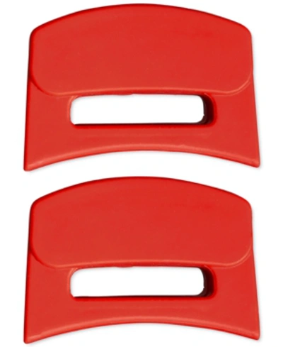 Zavor Noir Cookware Silicone Grips, Set Of 2 In Red