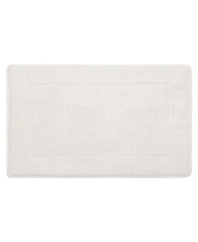 Oliver Brown Terry Memory Foam 20" X 32" Bath Rug In White