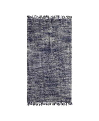 French Connection Yoshi 3' X 5' Casual Accent Rug Bedding In Navy