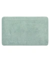 Oliver Brown Terry Memory Foam Bath Rug, 20" X 32" In Aqua