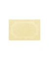 Laura Ashley Reversible Cotton Bath Mat, 17" X 24" In Yellow