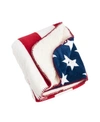 SARO LIFESTYLE US FLAG DESIGN SHERPA THROW