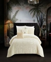CHIC HOME ALIANNA BED IN A BAG 9 PIECE COMFORTER SETS, KING