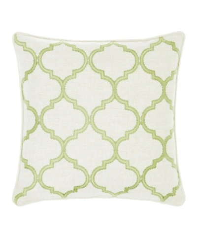 Rose Tree Wexford Decorative Pillow, 16" X 16" In Green