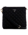 Guess Jaxi Tourist Quilted Crossbody, Created For Macy's In Black