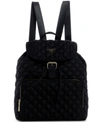 Guess Jaxi Large Quilted Backpack, Created For Macy's In Black