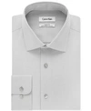 CALVIN KLEIN STEEL MEN'S BIG & TALL CLASSIC-FIT NON-IRON HERRINGBONE DRESS SHIRT