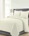 CELESTE HOME LUXURY WEIGHT SOLID COTTON FLANNEL DUVET COVER SET, FULL/QUEEN