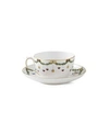 ROYAL COPENHAGEN STAR FLUTED CHRISTMAS TEACUP SAUCER