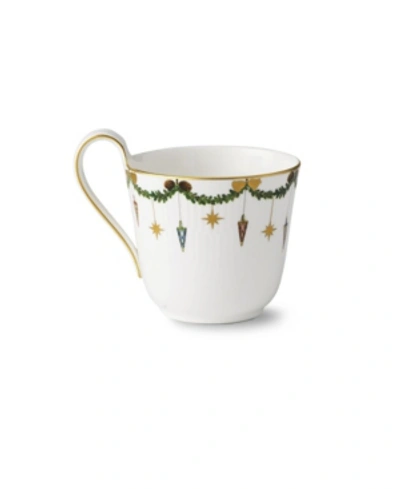 Royal Copenhagen Star Fluted High Handle Mug, 11 oz In Multi