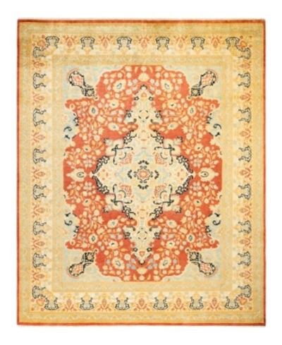 Adorn Hand Woven Rugs Mogul M1749 8'1" X 10'3" Area Rug In Orange