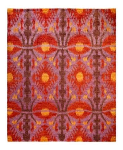 Adorn Hand Woven Rugs Modern M1740 8' X 9'10" Area Rug In Red