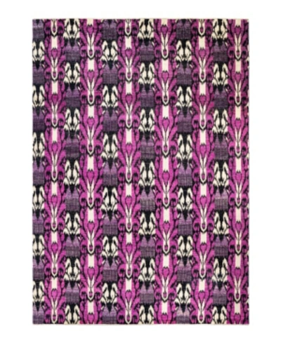 Adorn Hand Woven Rugs Modern M1686 10' X 14'3" Area Rug In Purple