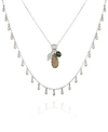 T TAHARI GYPSY REVIVAL LAYERED NECKLACE