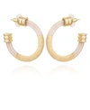 T TAHARI PERFECTLY NATURAL HOOP EARRING