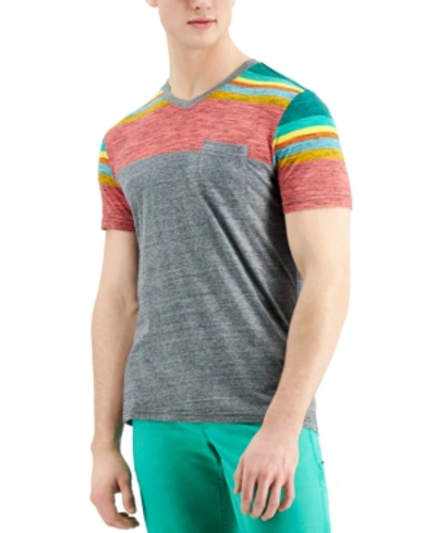 Sun + Stone Men's Colorful Mix T-shirt, Created For Macy's In Scuba Green