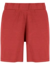 Lygia & Nanny Elasticated-waist Shorts In Rot