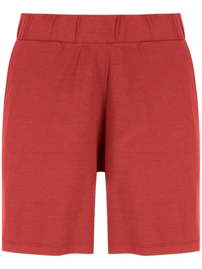 Lygia & Nanny Elasticated-waist Shorts In Rot