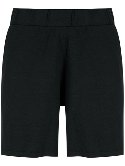 Lygia & Nanny Elasticated-waistband Shorts In Schwarz