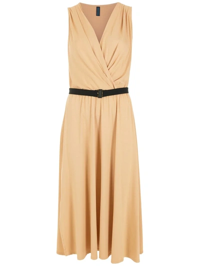 Lygia & Nanny Belted Wrap Dress In Gelb