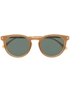 Mykita Lahti Round-frame Glasses In Braun