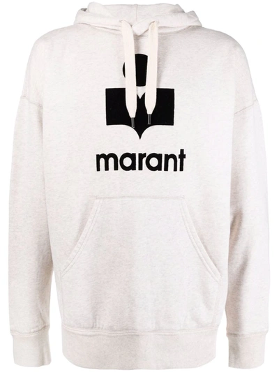 Isabel Marant Off-white Miley Hoodie In Cream