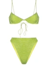 Oseree Lumière '90s Bikini In Green