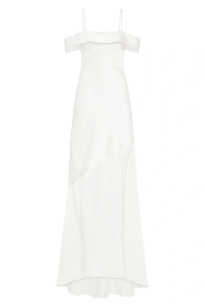 Rebecca Vallance Bridal Olivia Satin Gown In White