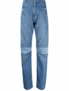 KENZO HIGH-RISE STRAIGHT JEANS