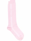 VERSACE GRECA RIBBED SOCKS