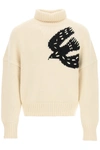 ALEXANDER MCQUEEN KNITTED SWEATER WITH SYMBOL,668967 Q1XBW 9161