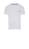 Comme Des Garçons Shirt Logo Printed Cotton Jersey T-shirt In White