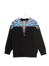 MARCELO BURLON COUNTY OF MILAN BLUE BIRDS WINGS SWEATSHIRT,CGBA002F21FLE0021049 1049