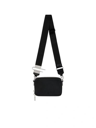 Givenchy Antigona U Camera Bag In Grained Leather In Black